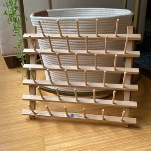30 Spool Wooden Thread Rack / Thread Holder / Organizer